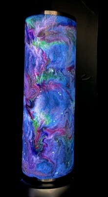 #129- 30oz Ink Swirl with glow