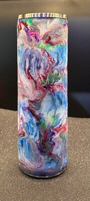 #129- 30oz Ink Swirl with glow