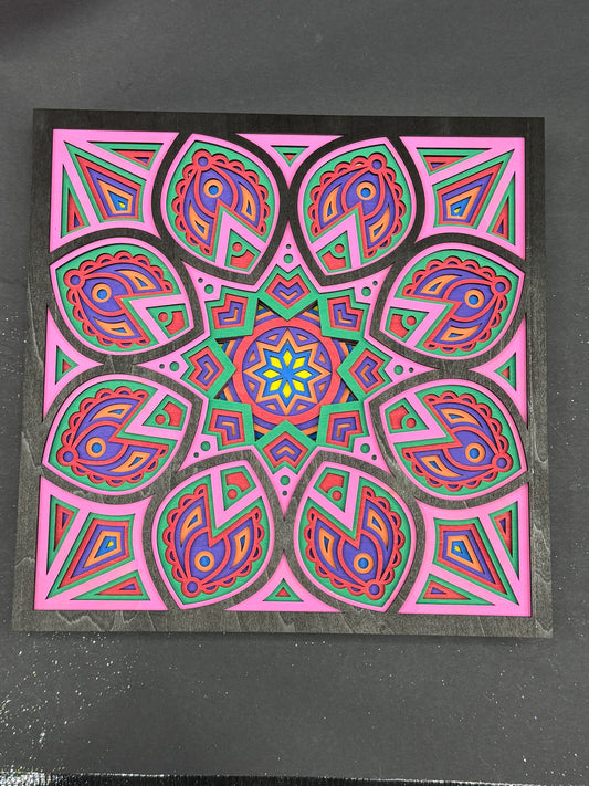 Geometric Wood design