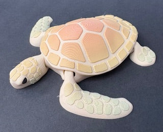 Pastel Sea Turtle