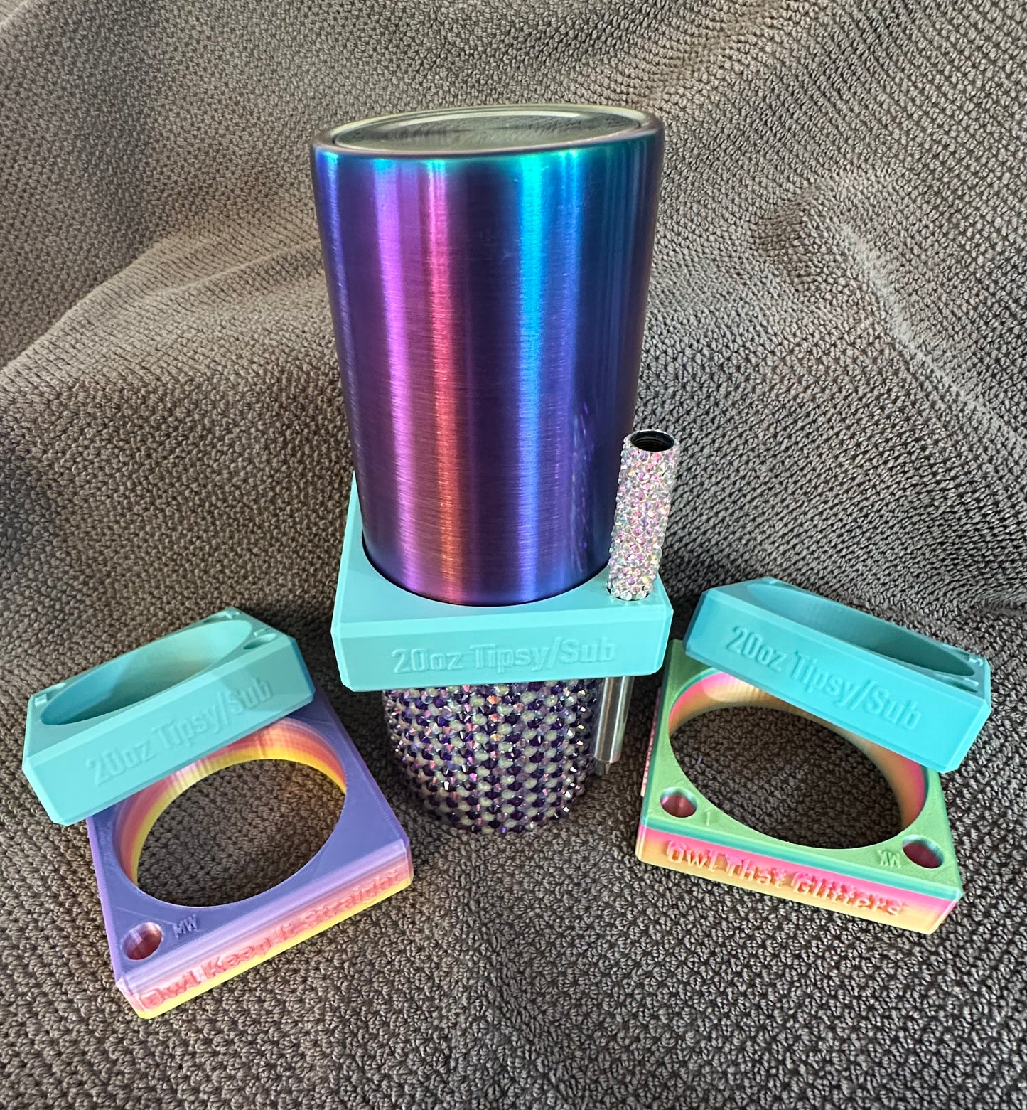 3 Pack Tumbler/Pen "Owl Keep It Straight" bling rings Deal