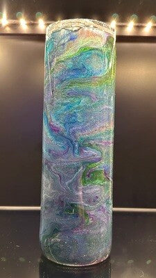 #16- 30oz ink swirl tumbler