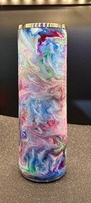 #129- 30oz Ink Swirl with glow