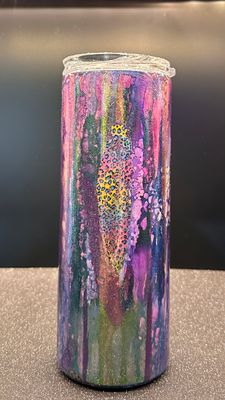 #142- 25oz Rustic raindrop with UVDTF