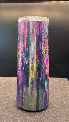 #142- 25oz Rustic raindrop with UVDTF