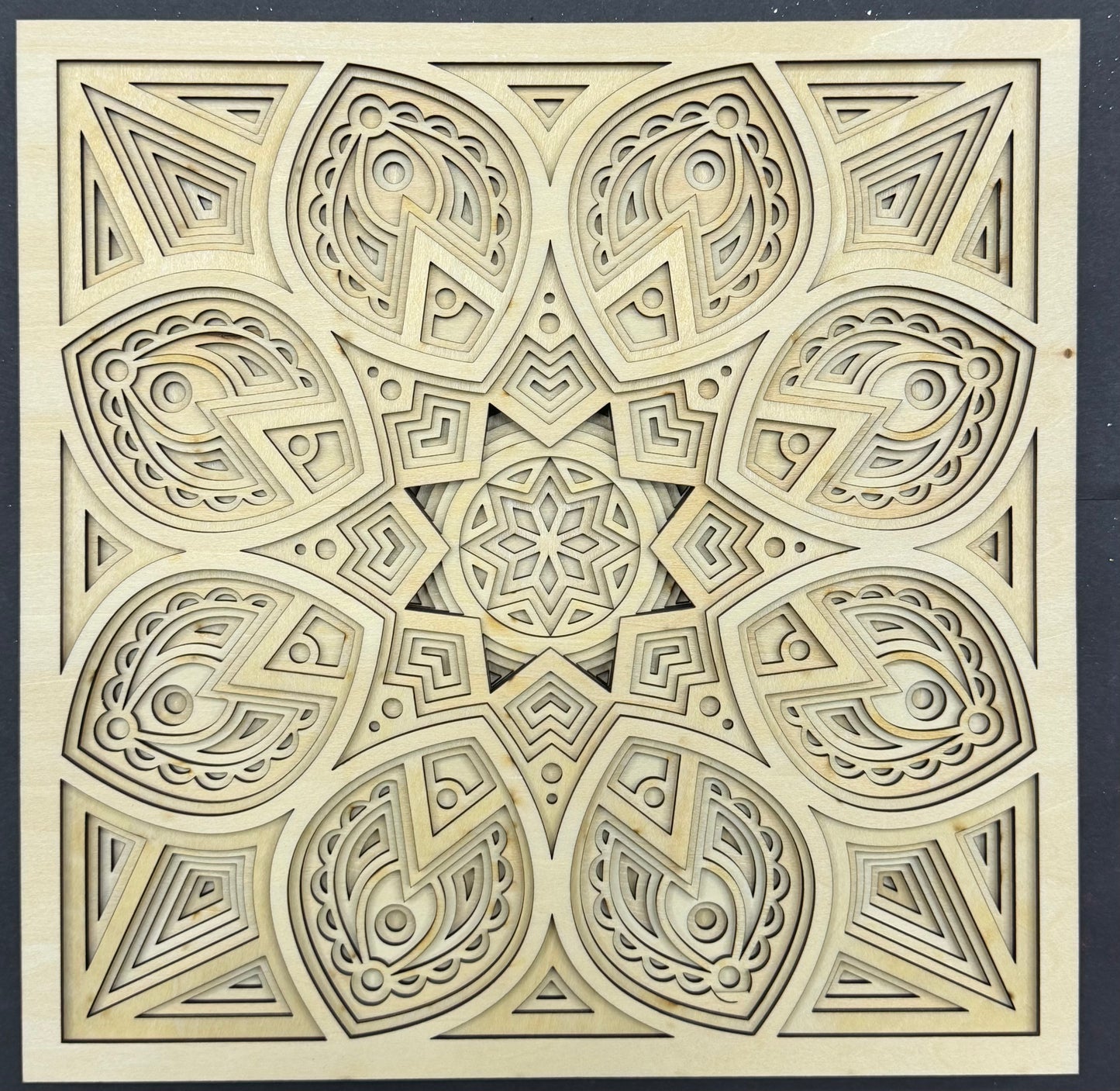 Geometric Wood design