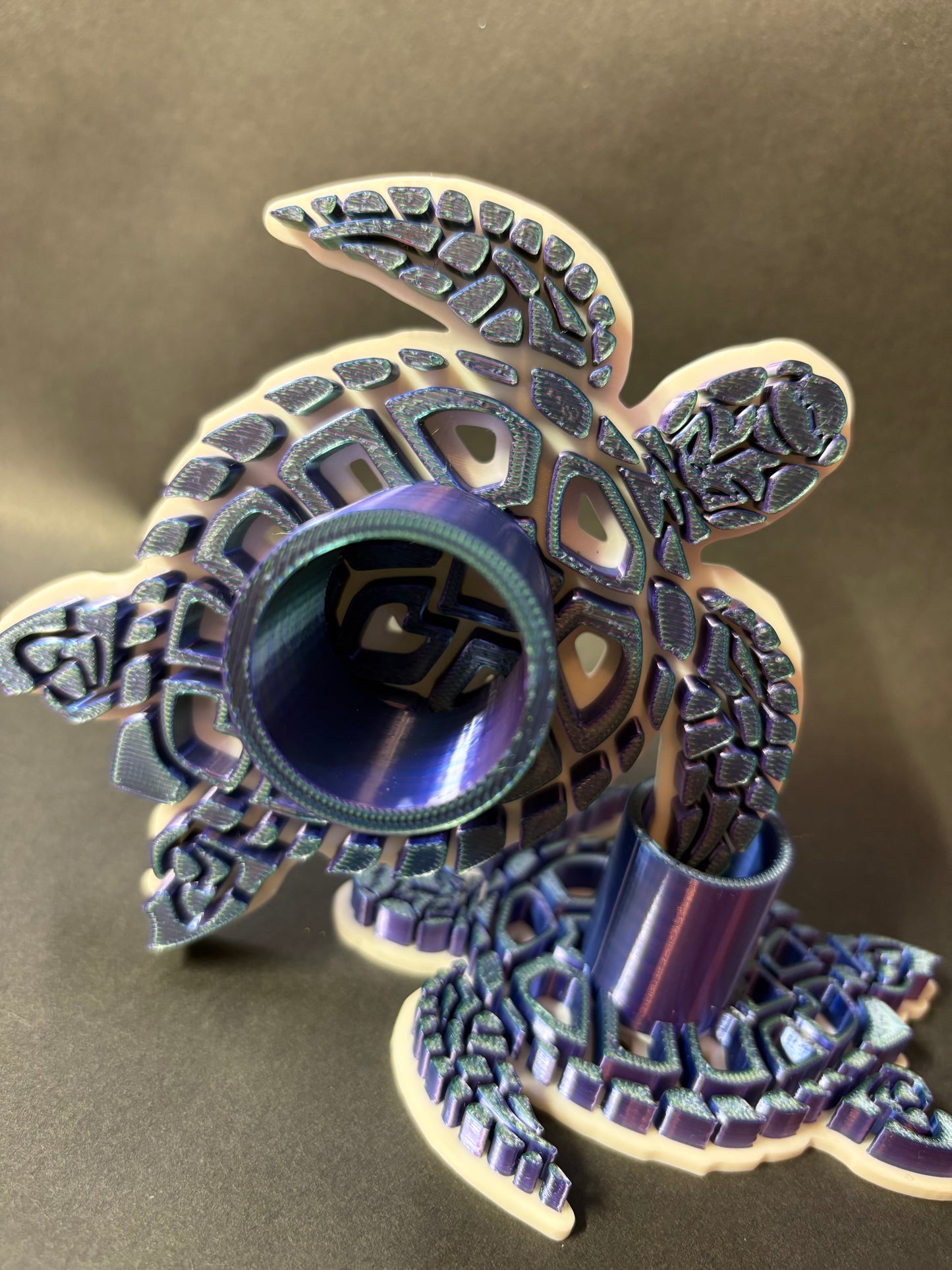 Sea Turtle Tumbler stand- Blue/Green/Purple