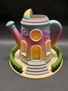 Watering Can Fairy House
