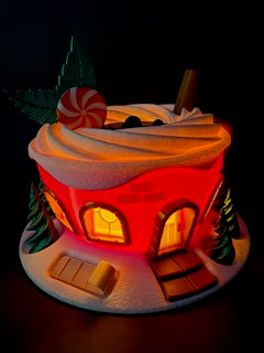 Hot Cocoa Fairy House