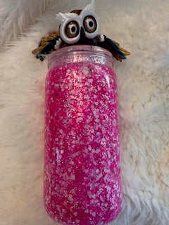 16oz Acrylic Snow Globe Tumbler- Tarot Card