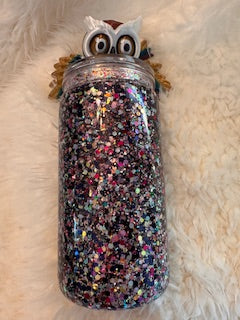 16oz Acrylic Snowglobe Tumbler- Sunflower