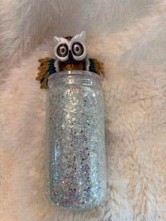 16oz Acrylic Snow Globe Tumbler- Alien