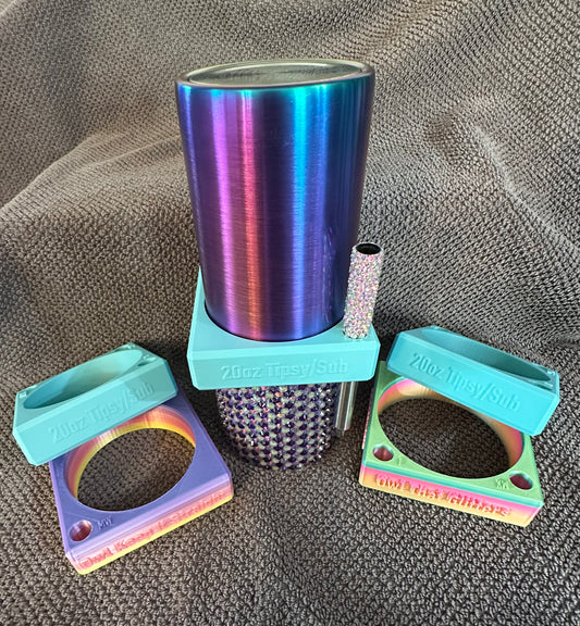 20 oz Tipsy/Sub Tumbler/Pen "Owl Keep It Straight" bling ring