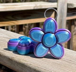 Flower Clicker Keychain 2