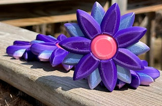 Multicolor Flower fidget spinner 1
