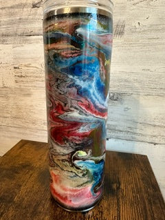 #12- 30oz Tumbler w/ Steampunk Butterfly UVDTF